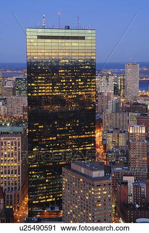 Stock Image - Office building g facade. Fotosearch