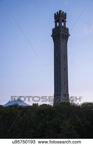 Stock Image - Pilgrim monument. Fotosearch