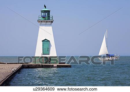 Stock Photo - Port Dalhousie Lighthouse. Fotosearch