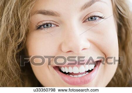 Stock Photo - Portrait of attractive woman. Fotosearch
