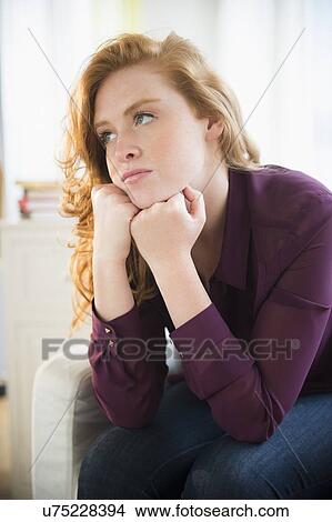 Portrait of sad woman View Large Photo Image Picture - Portrait of sad woman. Fotosearch