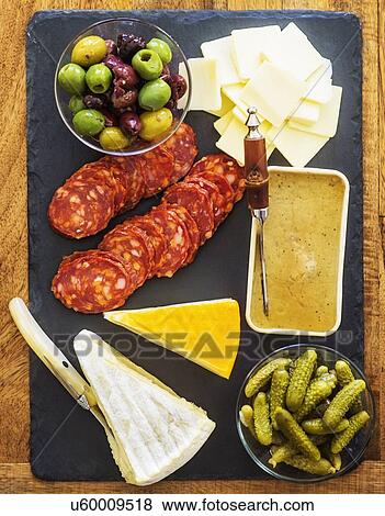 Stock Photo - Tray of snacks. Fotosearch