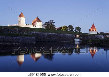 View of castle on island from river View Large Photo Image Stock Photography - View of castle on island from river. Fotosearch