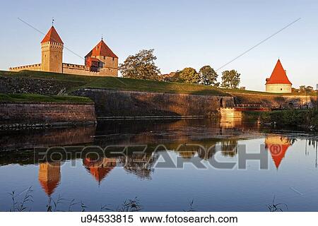 View of castle on island from river View Large Photo Image Stock Photography - View of castle on island from river. Fotosearch