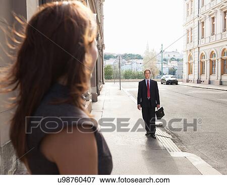Business people meeting outdoors View Large Photo Image Stock Photo - Business people meeting outdoors. Fotosearch