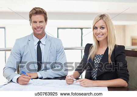 Business people working together View Large Photo Image Stock Photography - Business people working together. Fotosearch