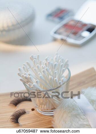 Close up fake eyelashes and cotton buds View Large Photo Image Stock Photo - Close up fake eyelashes and cotton buds. Fotosearch