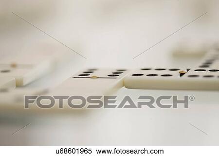 Stock Photography - Close up of dominoes. Fotosearch