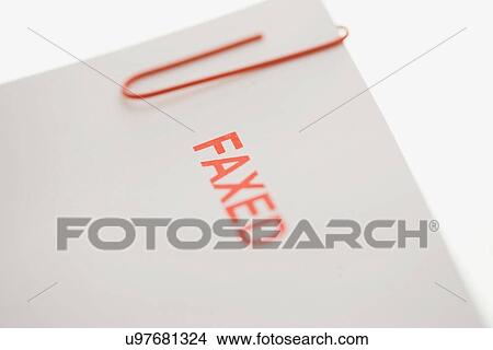 Close up of faxed stamp on paper View Large Photo Image Picture - Close up of faxed stamp on paper. Fotosearch