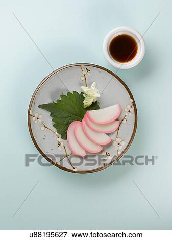 Stock Photo - Close up of Japanese rice dessert. Fotosearch