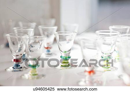 Stock Photography - Close up of ornate glasses. Fotosearch