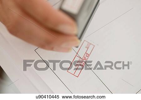 Close up of woman stamping paid View Large Photo Image Stock Photography - Close up of woman stamping paid. Fotosearch
