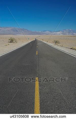 Empty rural road under blue sky View Large Photo Image Stock Photo - Empty rural road under blue sky. Fotosearch