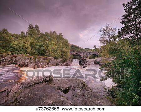 Flowing Scottish river and landscape View Large Photo Image Stock Photography - Flowing Scottish river and landscape. Fotosearch