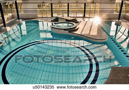 Overhead view of indoor swimming pool View Large Photo Image Stock Photography - Overhead view of indoor swimming pool. Fotosearch