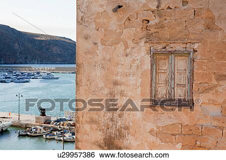 Window in old building at harbor View Large Photo Image Stock Photograph - Window in old building at harbor. Fotosearch