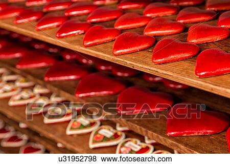 Stock Photo - Red Hearts. Fotosearch