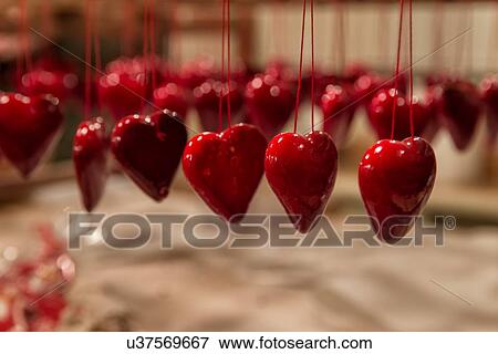 Red Hearts View Large Photo Image Stock Photo - Red Hearts. Fotosearch