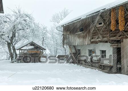 Stock Image - Slovenia in Winter. Fotosearch
