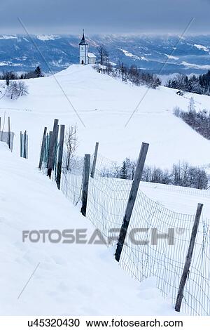 Stock Image - Slovenia in Winter. Fotosearch