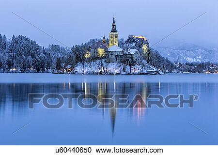 Stock Image - Slovenia in Winter. Fotosearch