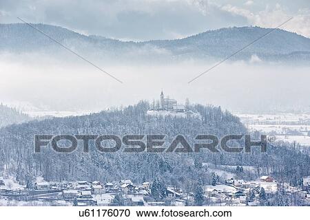 Stock Image - Slovenia in Winter. Fotosearch