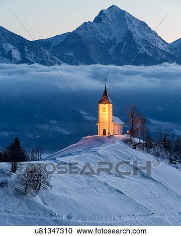 Stock Image - Slovenia in Winter. Fotosearch