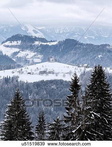 Stock Photo - Slovenia in Winter. Fotosearch