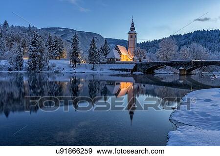 Slovenia in Winter View Large Photo Image Stock Photo - Slovenia in Winter. Fotosearch