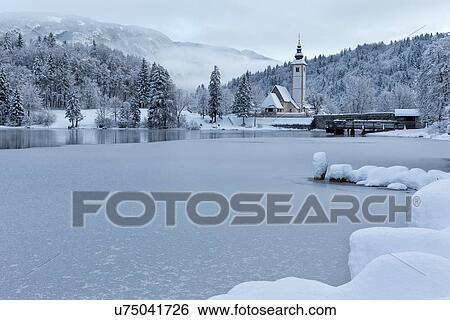 Slovenia in Winter View Large Photo Image Stock Photograph - Slovenia in Winter. Fotosearch