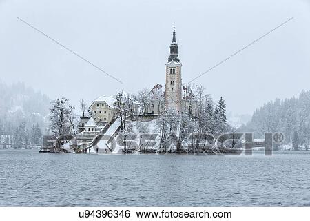 Stock Photograph - Slovenia in Winter. Fotosearch