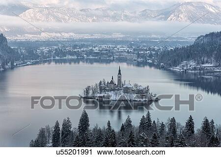 Stock Image - Slovenian Winter Wonderland. Fotosearch