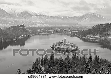 Stock Image - Slovenian Winter Wonderland. Fotosearch