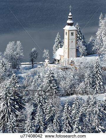 Stock Image - Slovenian Winter Wonderland. Fotosearch