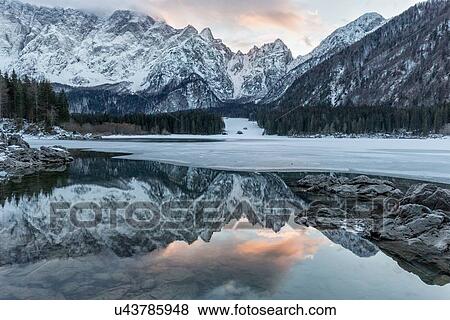 Winter Wonderland in Italy View Large Photo Image Stock Photo - Winter Wonderland in Italy. Fotosearch