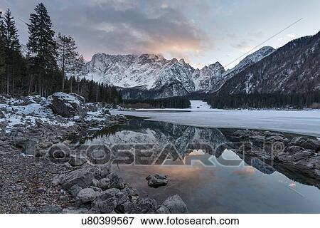 Winter Wonderland in Italy View Large Photo Image Stock Photo - Winter Wonderland in Italy. Fotosearch