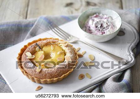 Stock Image - Apple frangipane. Fotosearch