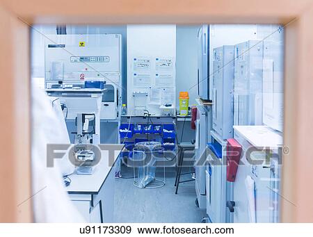 Cancer research laboratory through window View Large Photo Image Stock Photo - Cancer research laboratory through window. Fotosearch