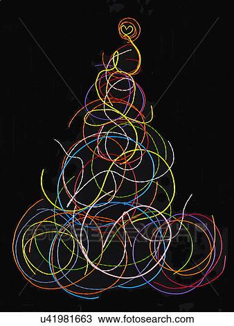 Christmas tree made up of electrical wires View Large Photo Image Stock Image - Christmas tree made up of electrical wires. Fotosearch