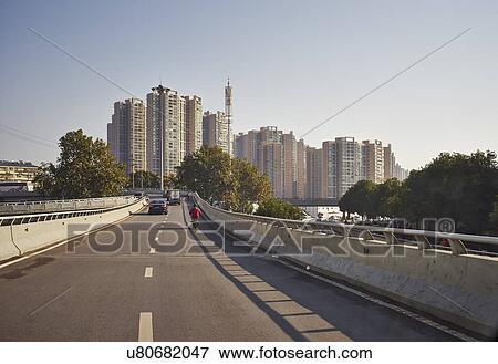 "City skyline and highway, Changsha, Hunan, China" View Large Photo Image Stock Photo - "City skyline and highway, Changsha, Hunan, China". Fotosearch