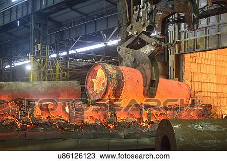 Hot steel casting on crane in steelworks View Large Photo Image Stock Image - Hot steel casting on crane in steelworks. Fotosearch