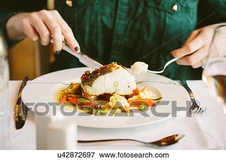 Stock Photo - "Local dish, Lofoten, Norway". Fotosearch