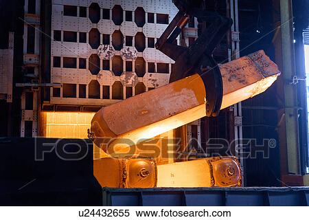 Red hot steel in steelworks View Large Photo Image Stock Photography - Red hot steel in steelworks. Fotosearch