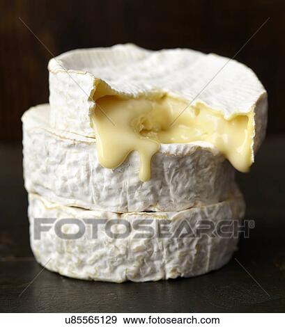 Stock Photo - Ripe soft cheese. Fotosearch