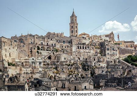"The Sassi and the Park of the Rupestrian Churches of Matera, Italy" View Large Photo Image Stock Image - "The Sassi and the Park of the Rupestrian Churches of Matera, Italy". Fotosearch