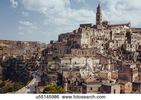 "The Sassi and the Park of the Rupestrian Churches of Matera, Italy" View Large Photo Image Stock Photograph - "The Sassi and the Park of the Rupestrian Churches of Matera, Italy". Fotosearch