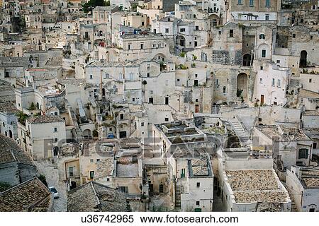 "The Sassi and the Park of the Rupestrian Churches of Matera, Italy" View Large Photo Image Stock Photography - "The Sassi and the Park of the Rupestrian Churches of Matera, Italy". Fotosearch