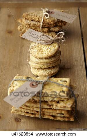 Variety of crackers View Large Photo Image Picture - Variety of crackers. Fotosearch
