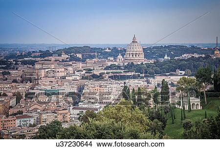 "View of Rome and St Pauls, Lazio, Italy" View Large Photo Image Picture - "View of Rome and St Pauls, Lazio, Italy". Fotosearch