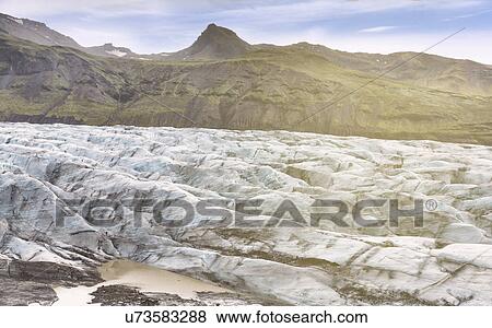 "View of Svinafellsjokull glacier, Skaftafell, Iceland" View Large Photo Image Stock Photo - "View of Svinafellsjokull glacier, Skaftafell, Iceland". Fotosearch